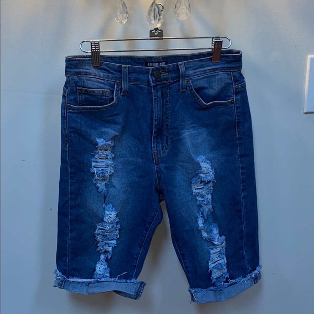 High Waisted Fashion Nova Bermuda Shorts